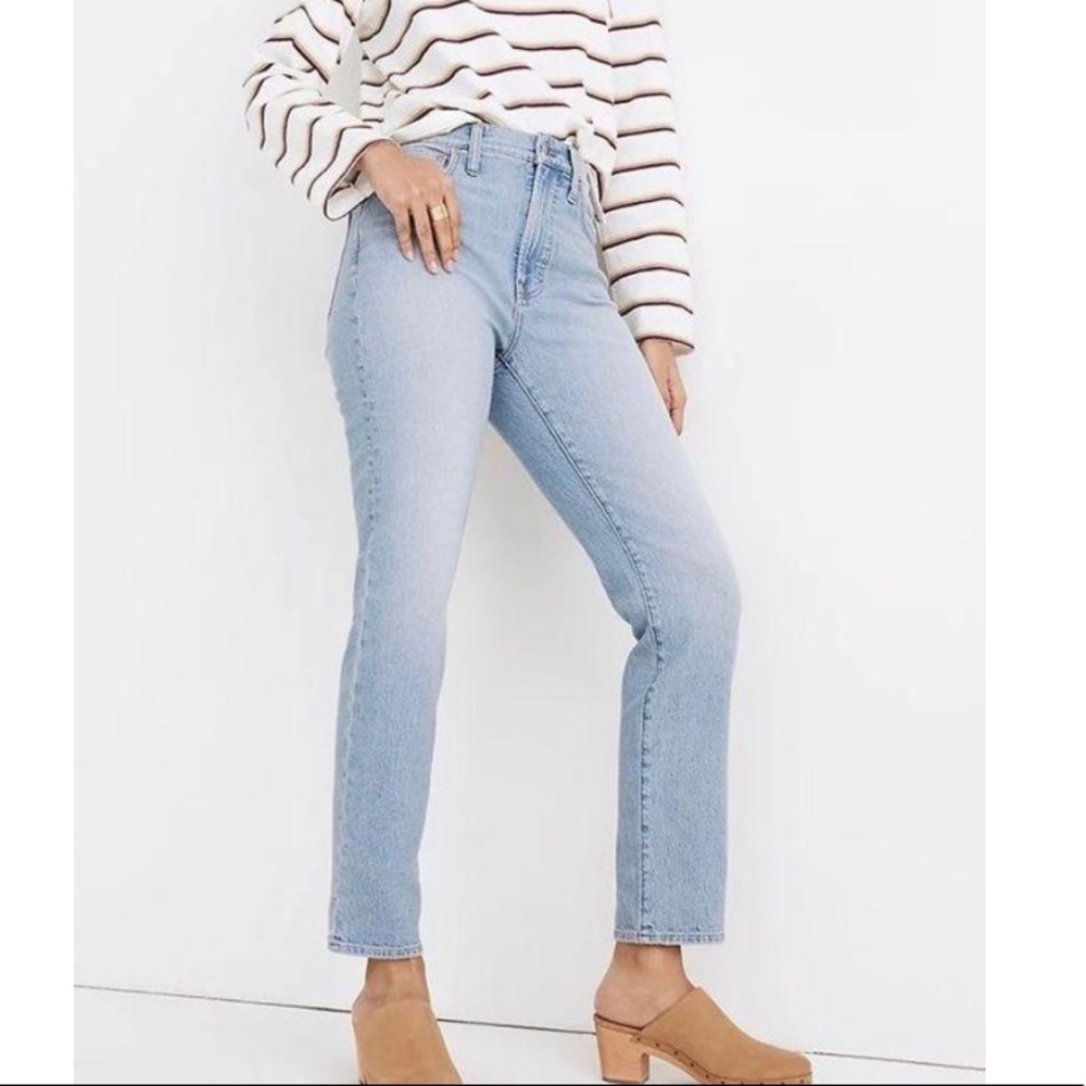 Madewell light wash jeans